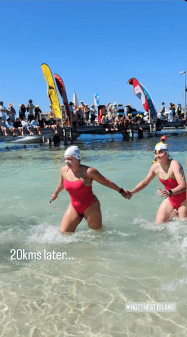 Lauren, Amy Rottnest Swim